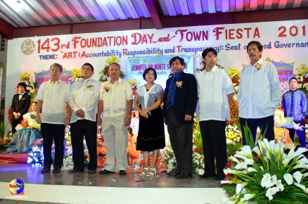 The Pozorrubio Town Fiesta Executive Committee and some of the Town officials